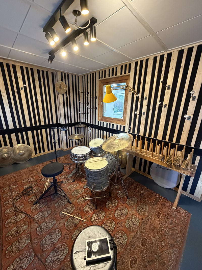 Funch Cymbals listening room in Denmark