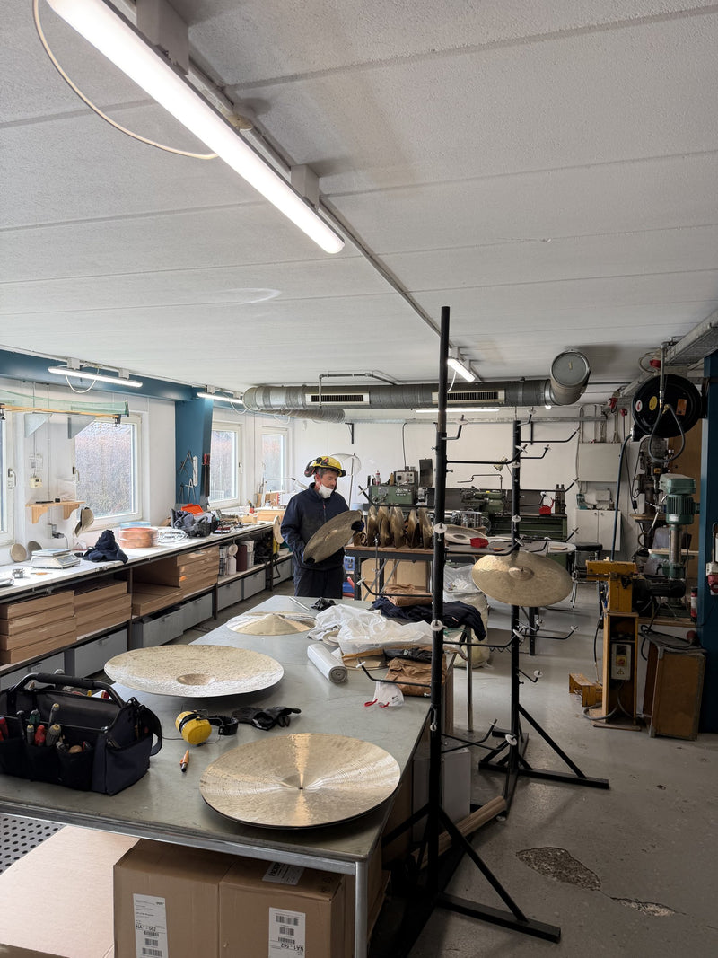 Inside the Funch Cymbals workshop